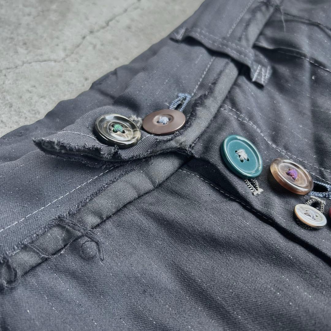 04aw “but beautiful” stripe slacks ぬいぐるみ