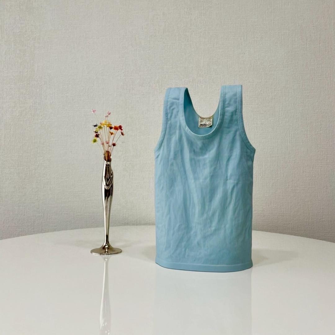 ヴィンテージ タンクトップ型ベース O-S-Y 花瓶 フラワーベース ビンテージ