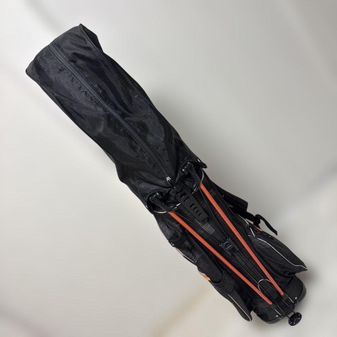 オジオ OIDO スタンドキャディバッグ ブラック・オレンジ 9.5インチ