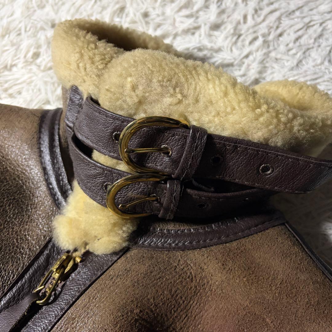 【ビッグサイズ】schott フライトジャケット　B-3 ムートン　羊革　44