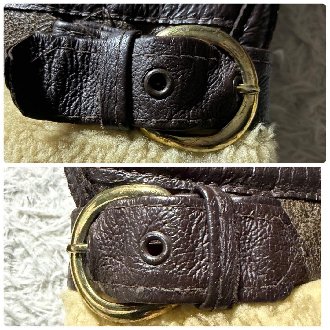 【ビッグサイズ】schott フライトジャケット　B-3 ムートン　羊革　44