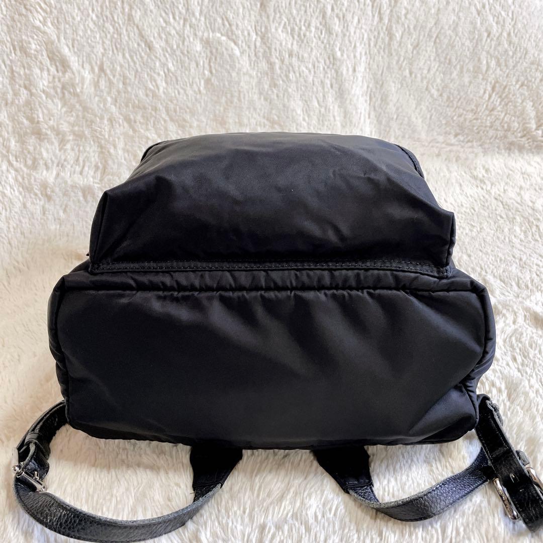 美品 Orobianco オロビアンコ レザー 切り替え バックパック リュック