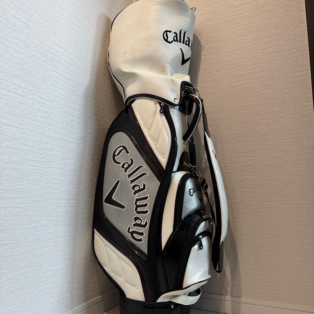Callaway キャロウェイ　ゴルフバッグ　白　ホワイト　キャディバッグ