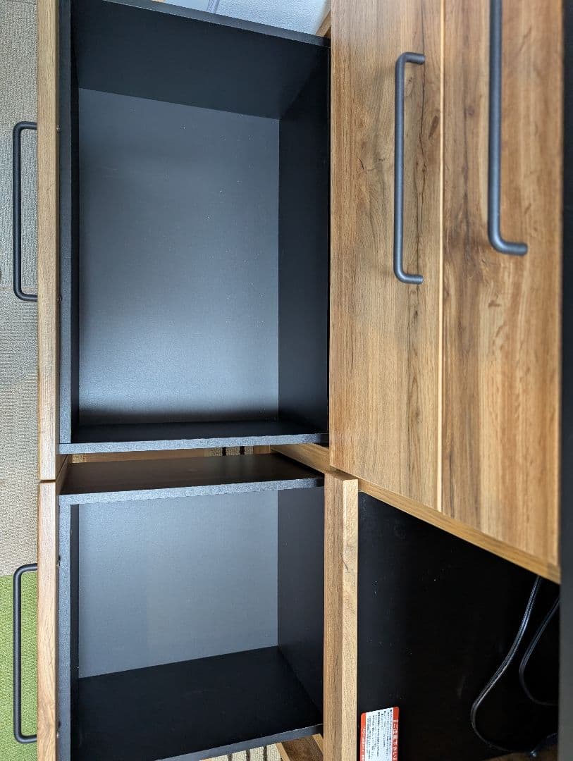 NITORI　レンジボード・キッチンボード２点セット