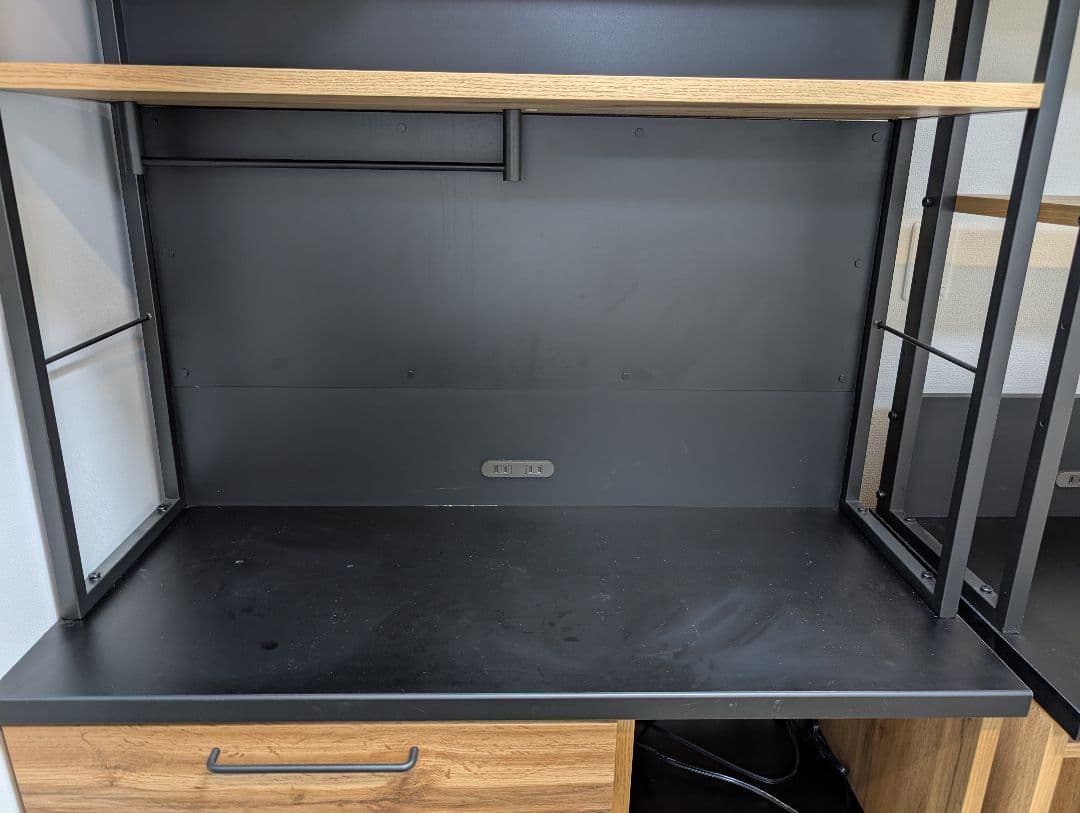 NITORI　レンジボード・キッチンボード２点セット