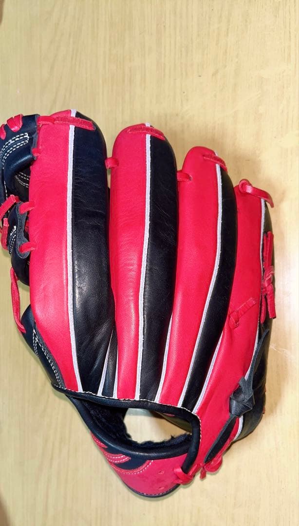 カスタマー 軟式グローブ KFG-2 黒/赤