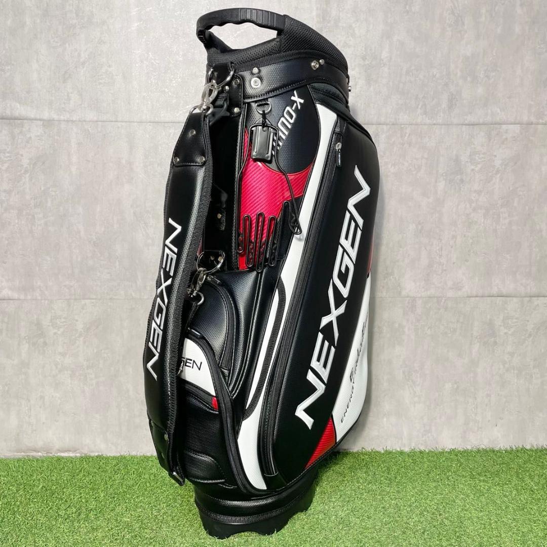 【美品】NEXGEN ネクスジェン キャディバッグ ゴルフバッグ スタンド 軽量