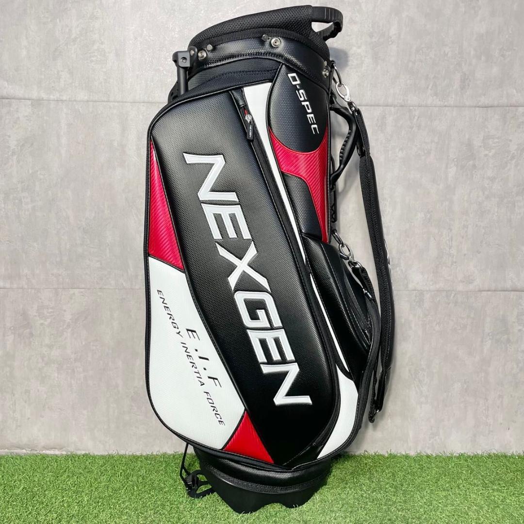 【美品】NEXGEN ネクスジェン キャディバッグ ゴルフバッグ スタンド 軽量