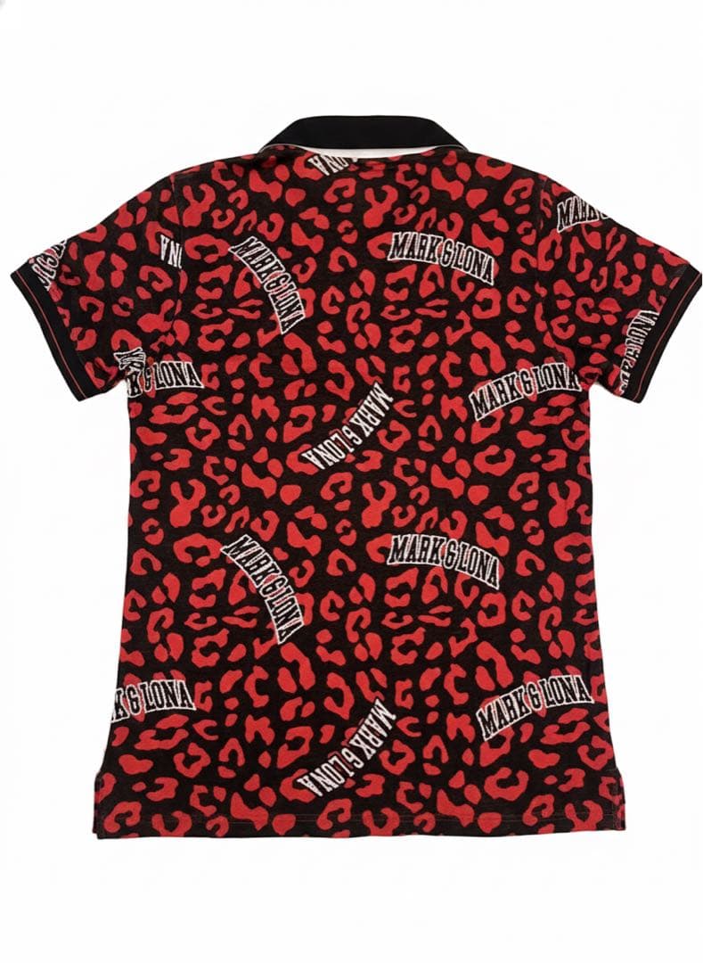 MARK&LONAカモフラージュ＆レオパード柄ポロシャツ