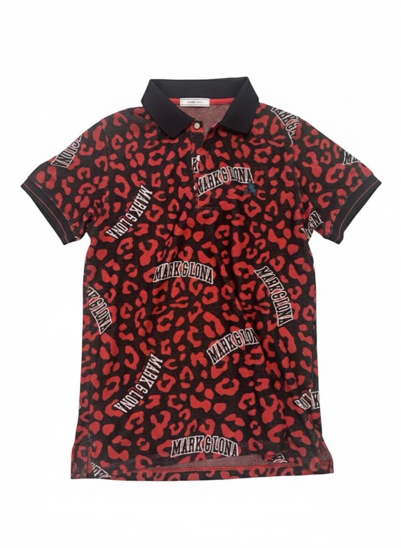 MARK&LONAカモフラージュ＆レオパード柄ポロシャツ