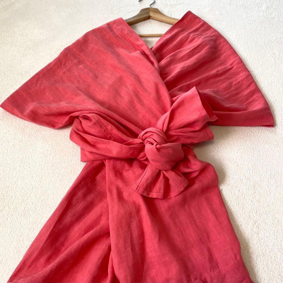 MYLAN サロペット オーバーオール コンビネゾン ドレス ガーゼ マキシ丈