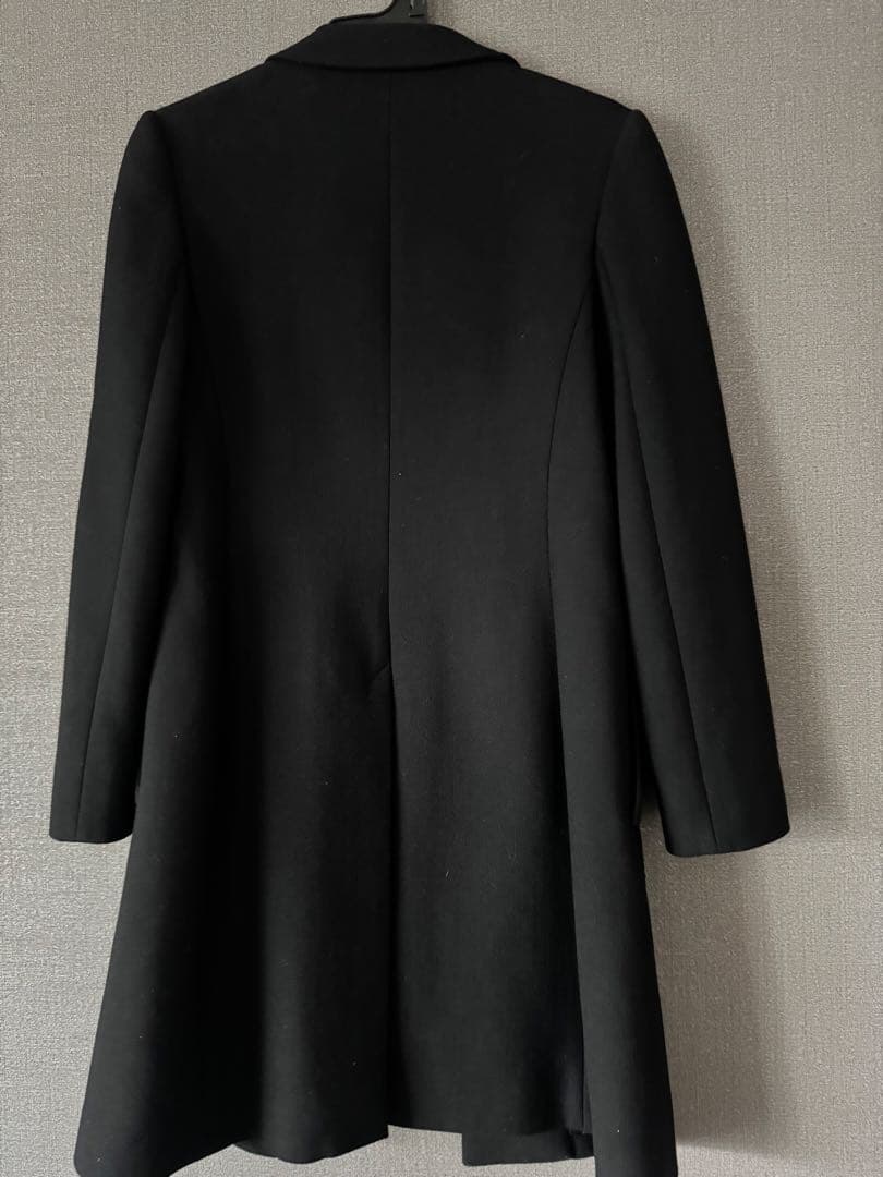 プラダPRADA ブラック チェスターコート サイズ36