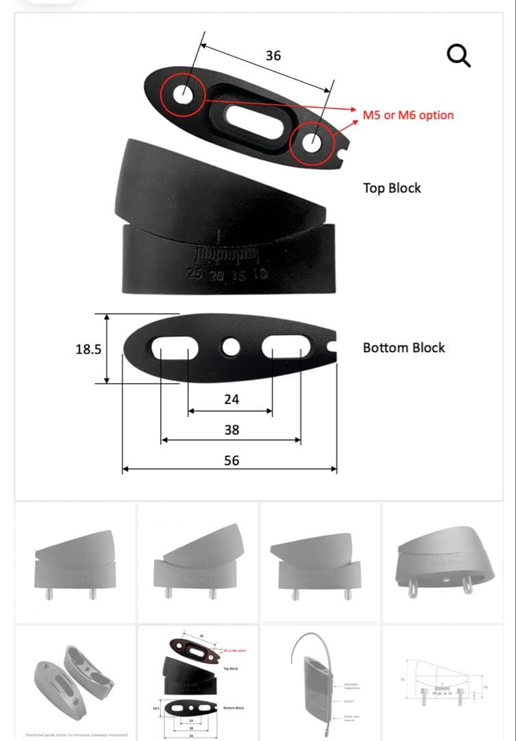 fast TT DHバー アングルスペーサー プロファイルデザイン TTバイク