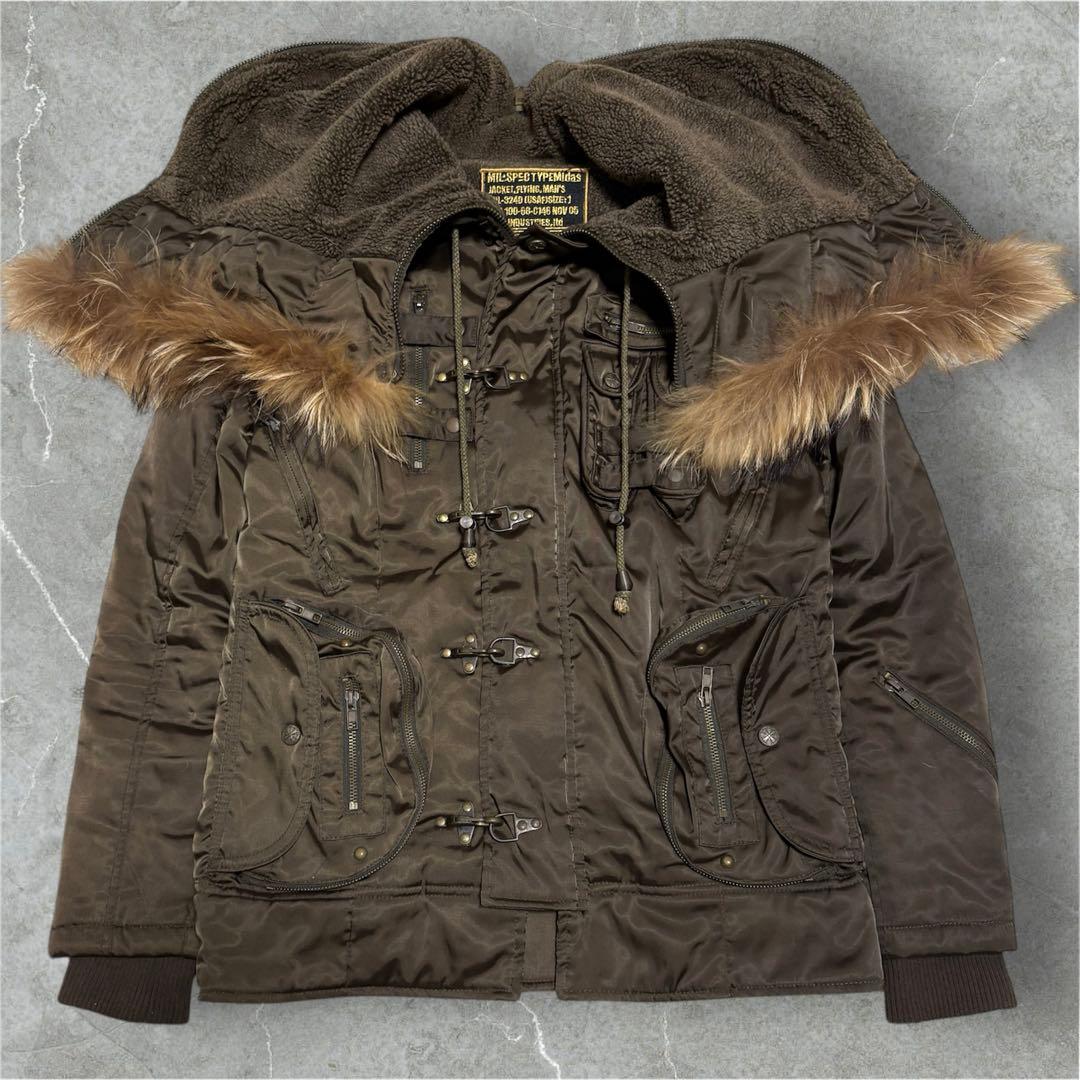 archive midas n-2b お兄　平成　y2k ミリタリージャケット