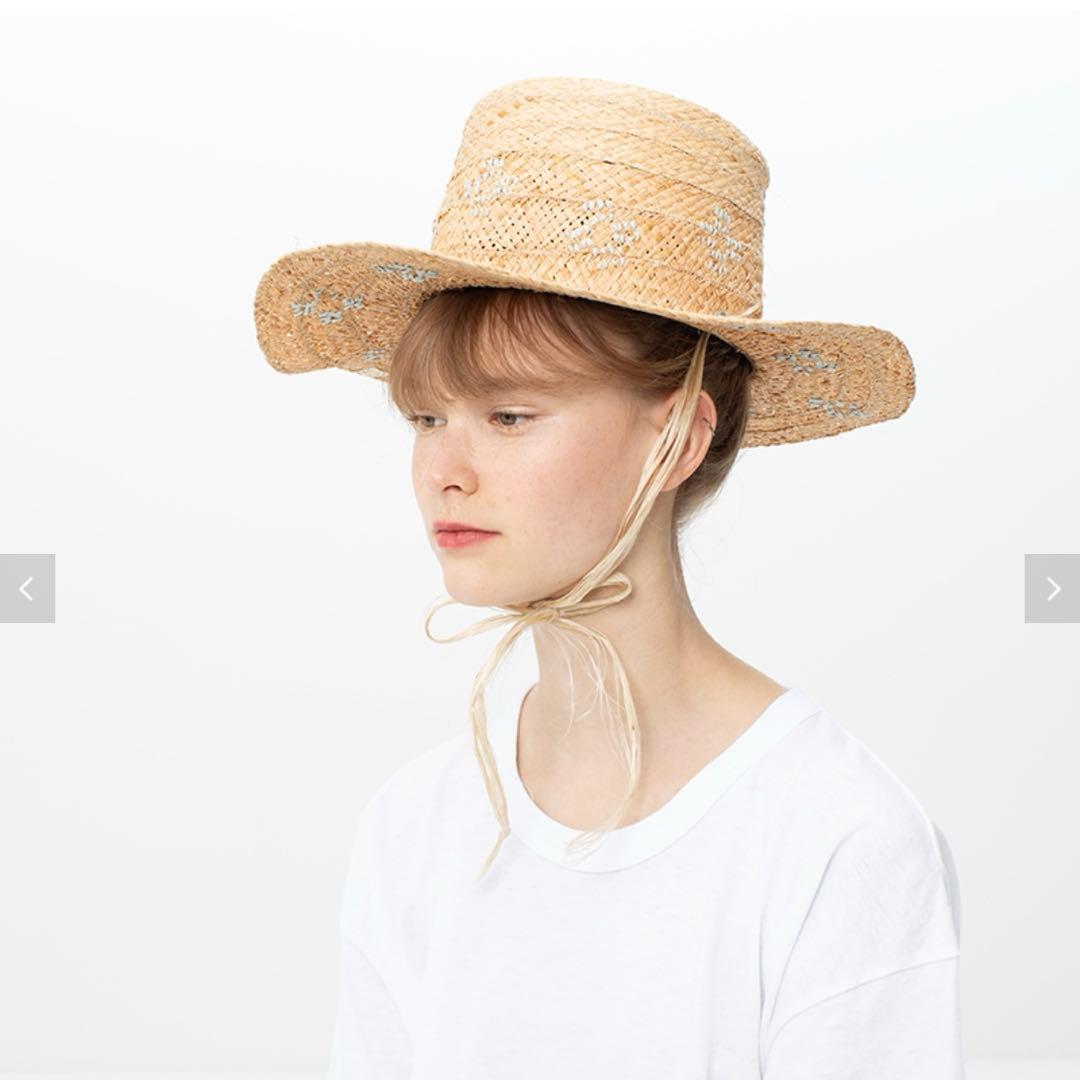 新品未使用新作VISVIM RAFFIA BOATER HAT W