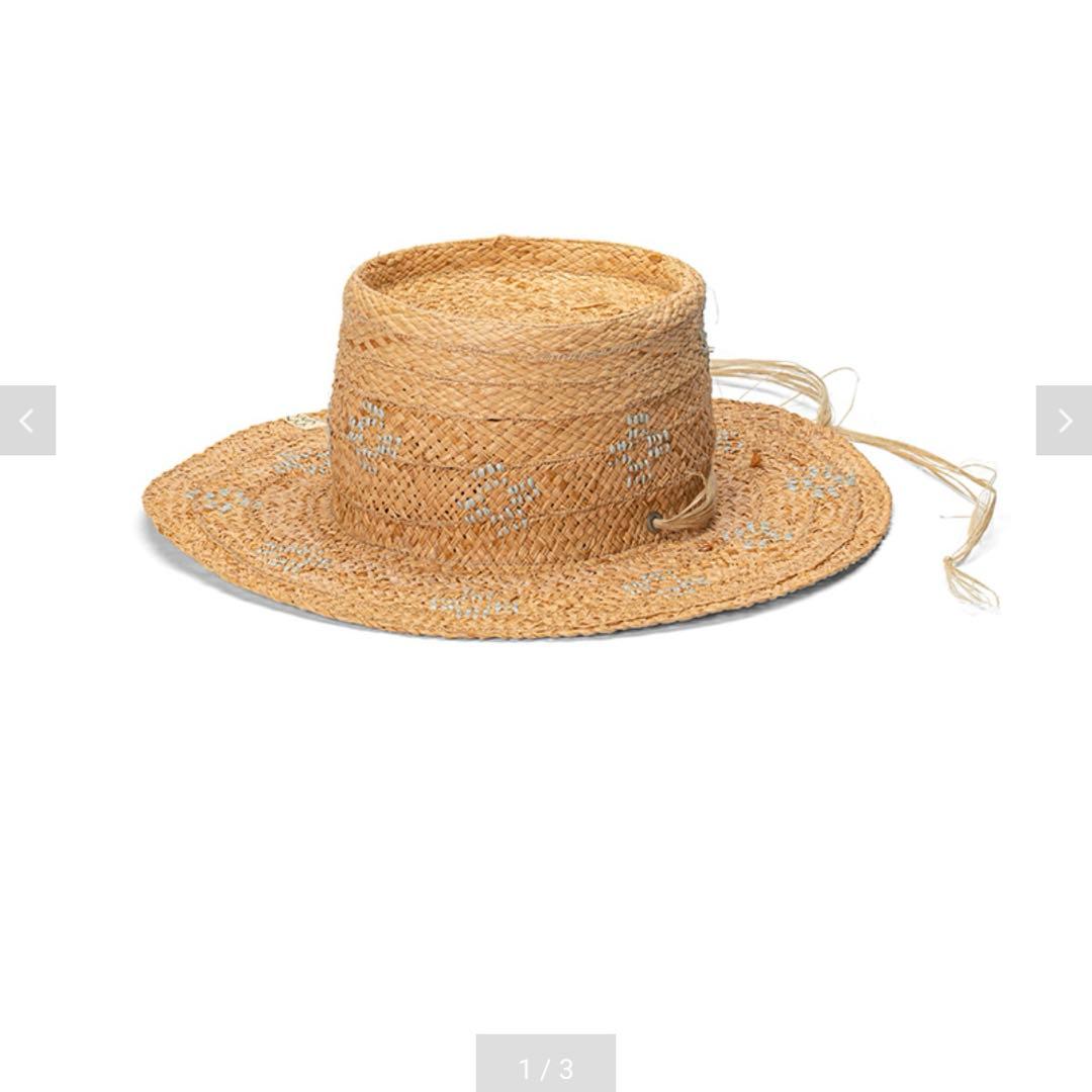 新品未使用新作VISVIM RAFFIA BOATER HAT W