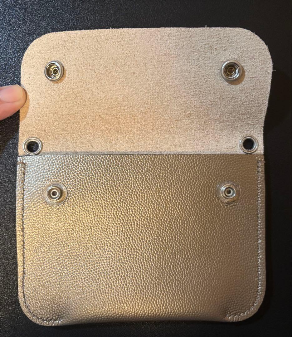 値下げSUN/kakke ウォレット サンカッケー ゴールド　CHANEL 財布