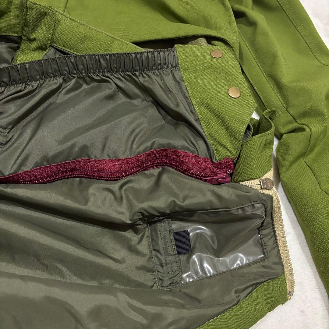 BURTONスノージャケットS カーキ DRYRIDE 防水スノボウェアバートン