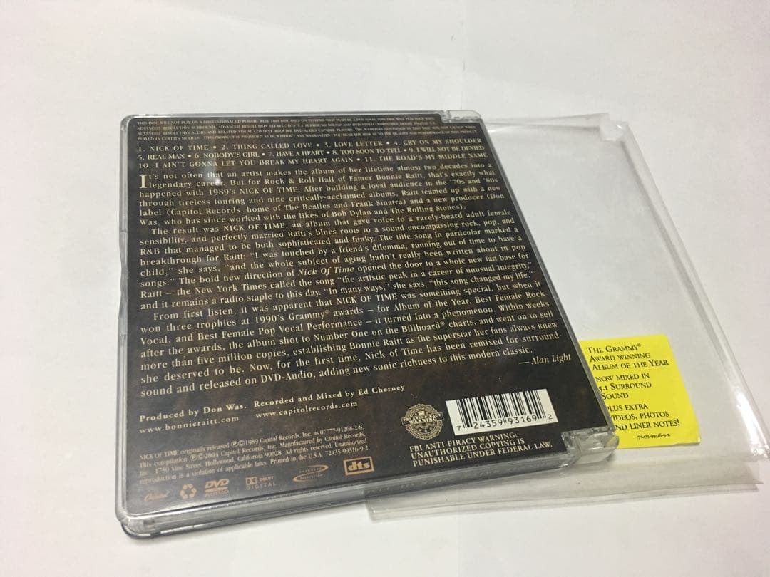 ミュージック Bonnie Raitt Nick of Time DVD-AUDIO