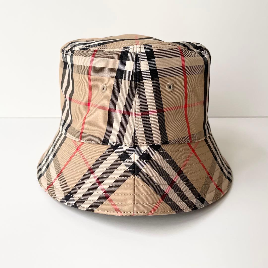 バーバリー BURBERRY ハット バケットハット バケハ 帽子 ほぼ新品