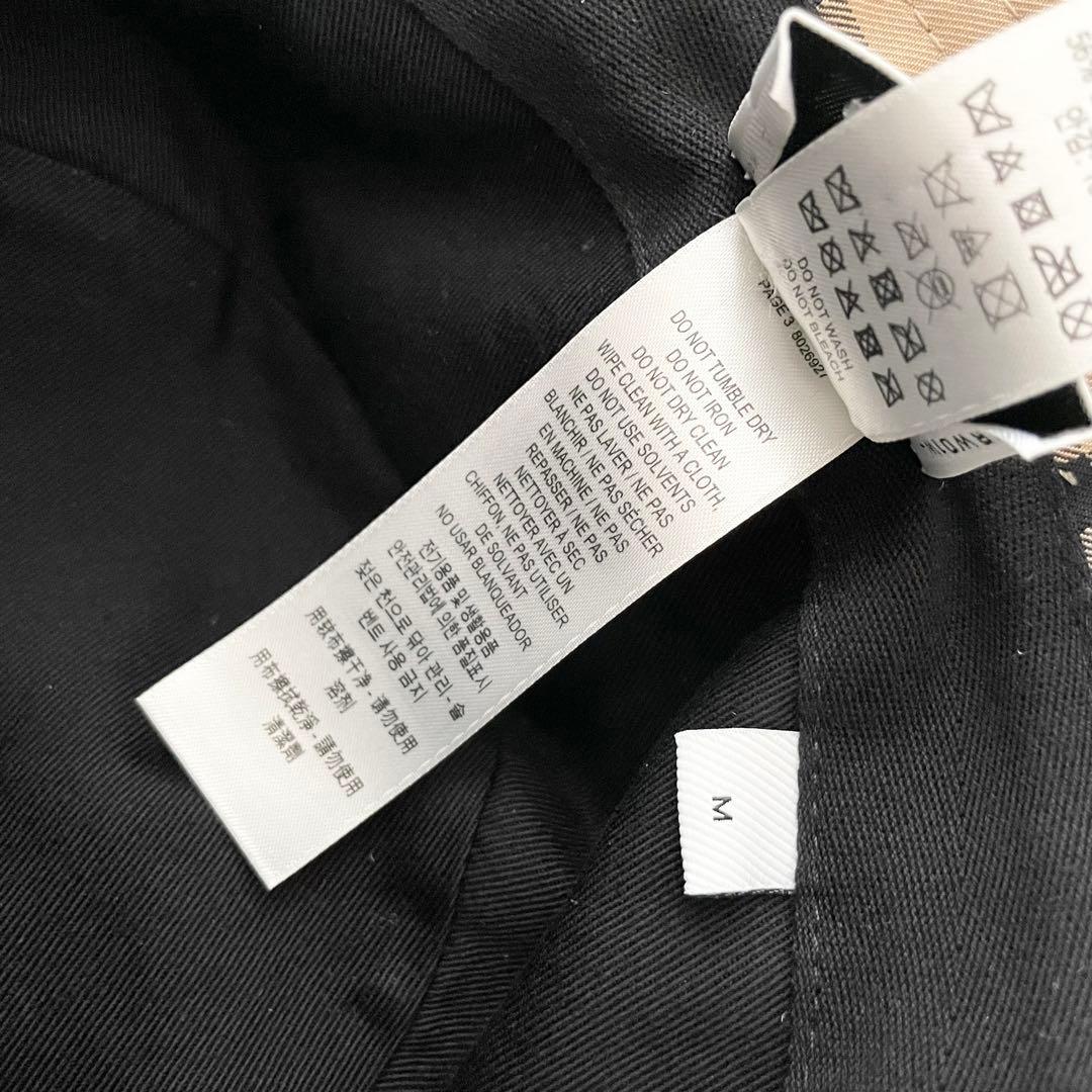 バーバリー BURBERRY ハット バケットハット バケハ 帽子 ほぼ新品