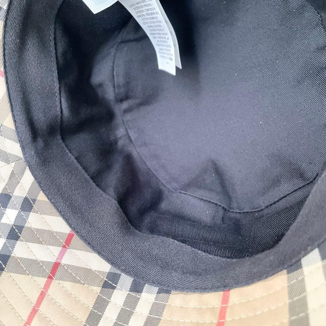 バーバリー BURBERRY ハット バケットハット バケハ 帽子 ほぼ新品