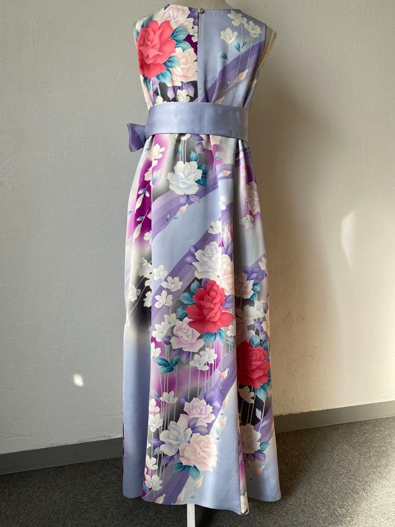 3225 着物　リメイク　ドレス　ワンピース