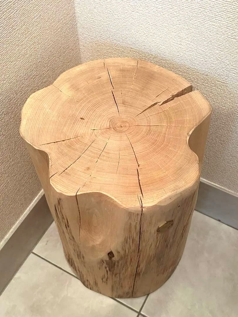 エ*ル様 Cul de Sac 青森ヒバ丸太スツール