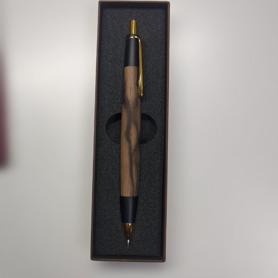 ボナンペン　黒柿　シャーペン　真鍮 検索用工房楔野原工芸屋久杉工房京あけぼの工房