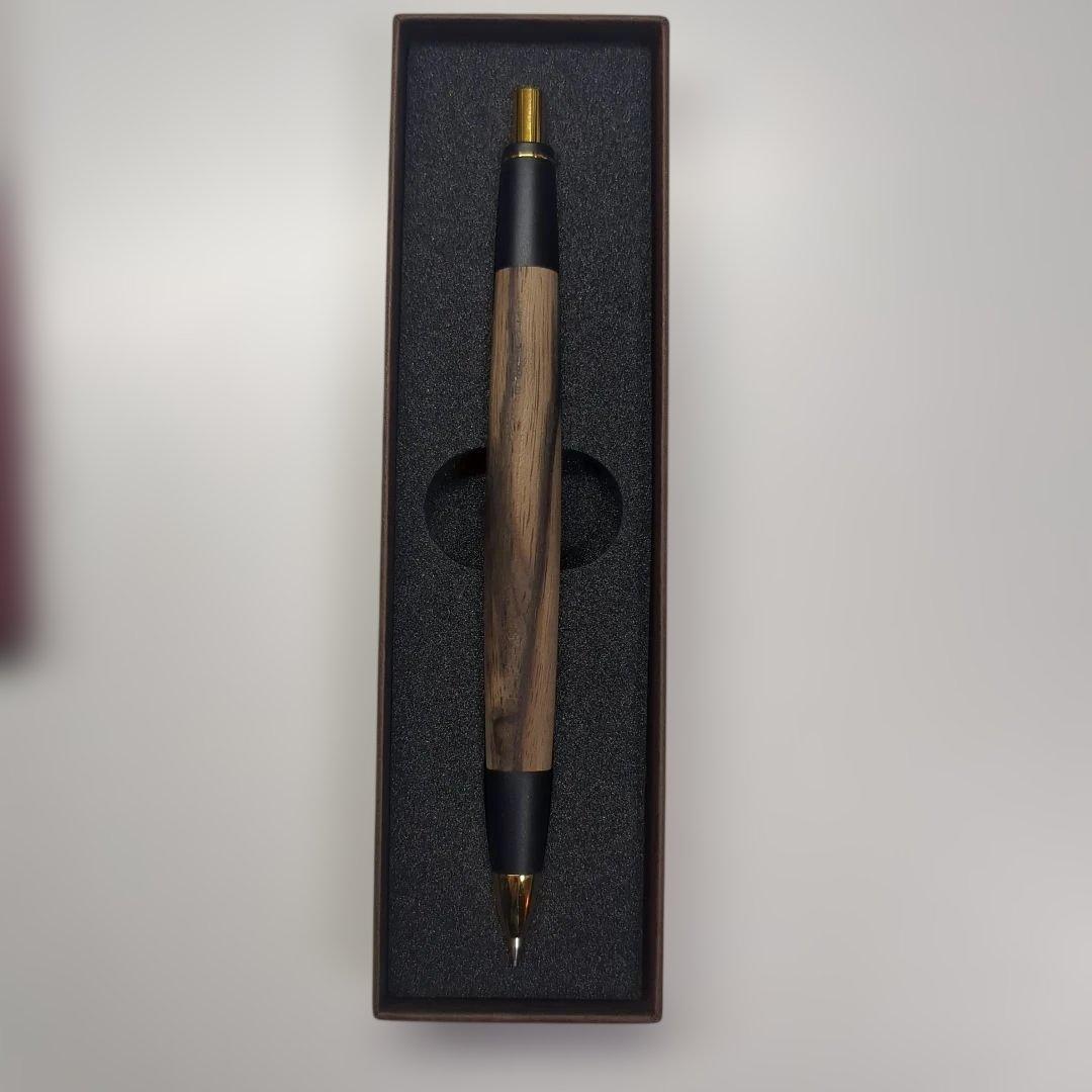 ボナンペン　黒柿　シャーペン　真鍮 検索用工房楔野原工芸屋久杉工房京あけぼの工房