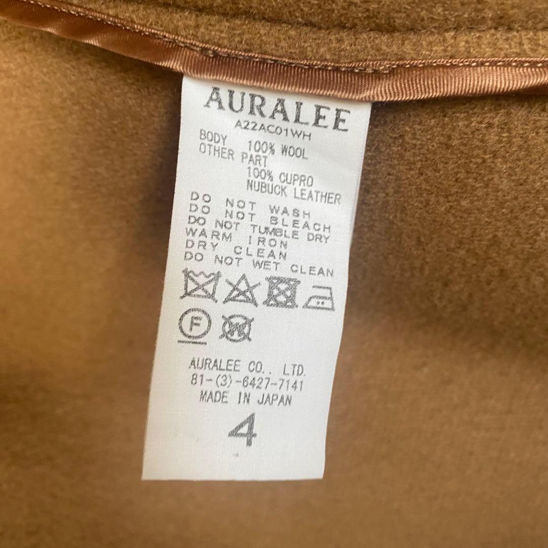 極美品❗️AURALLE キャメル ダッフルコート 4サイズ