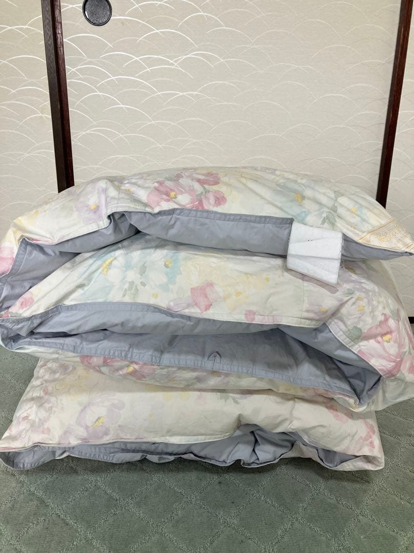 送料込♪羽毛掛けふとん シングルサイズ/150×210㎝♪