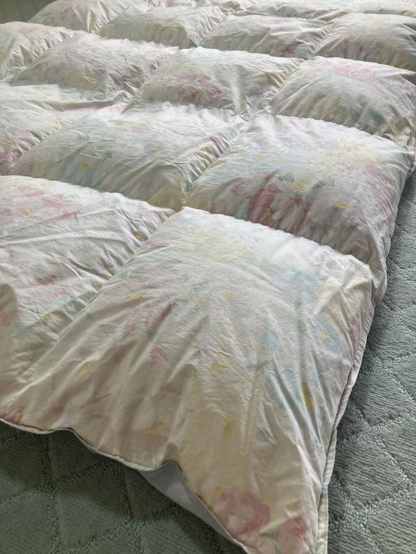 送料込♪羽毛掛けふとん シングルサイズ/150×210㎝♪