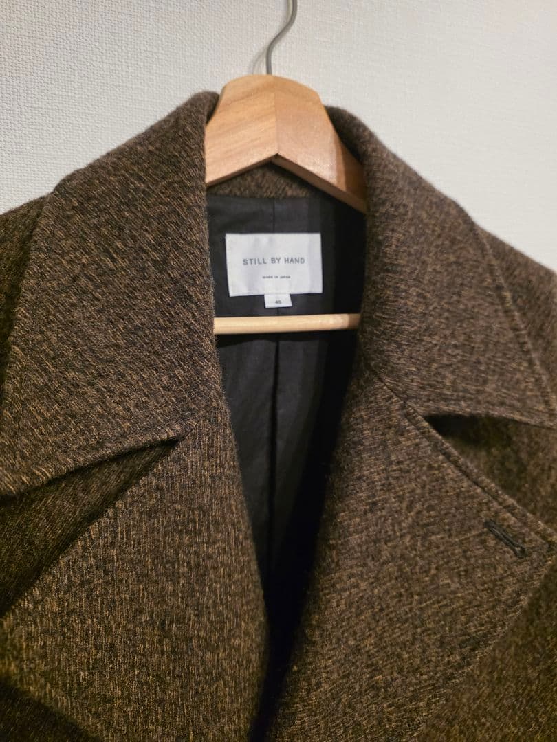 【スティルバイハンド】ウールラペルドコクーンコート