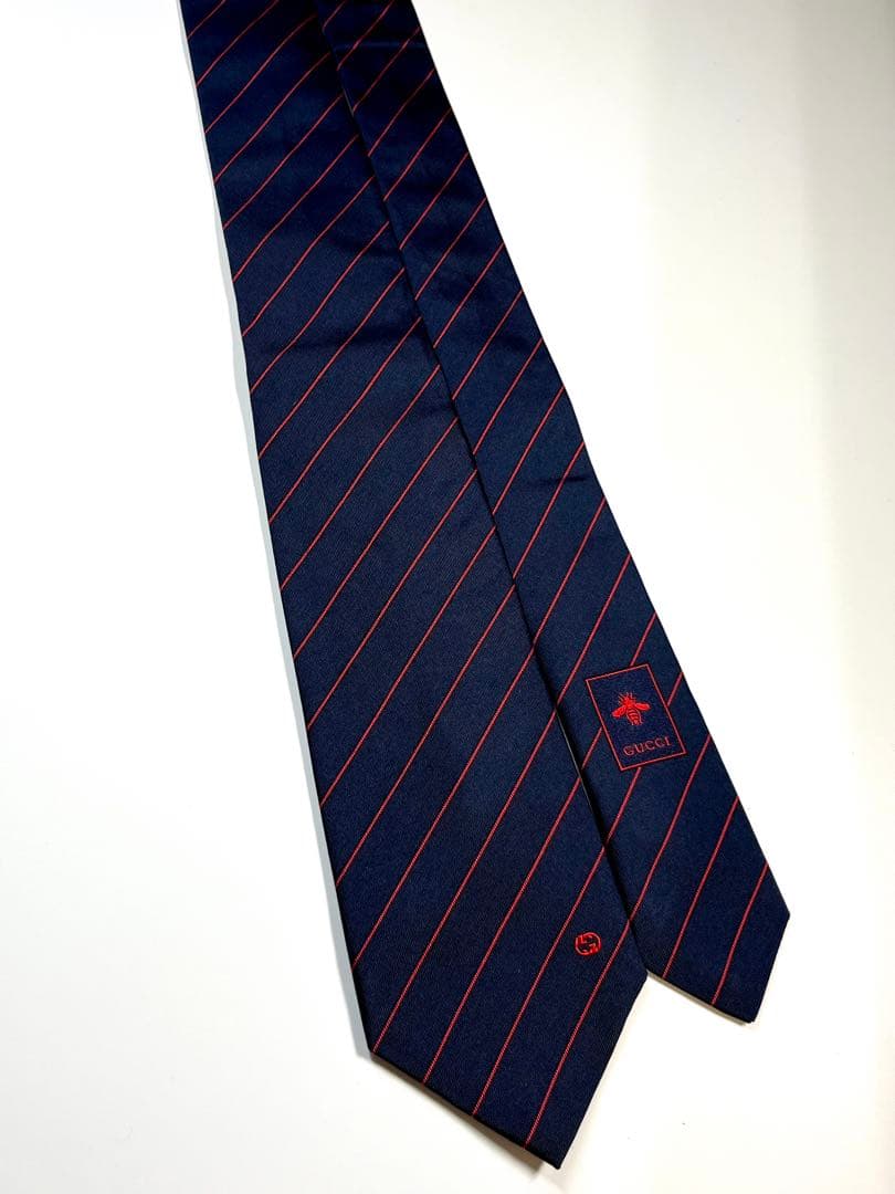 ✨極美品✨ GUCCI グッチ ネクタイ インターロッキング　GG 蜂