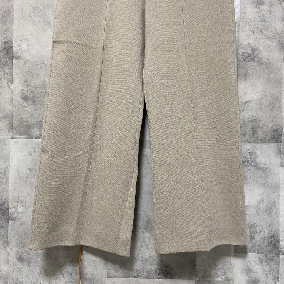 【ADORE】ソフトニットパンツ Mサイズ ベージュ