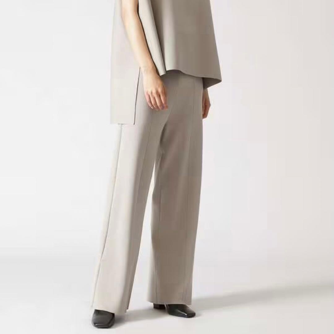 【ADORE】ソフトニットパンツ Mサイズ ベージュ