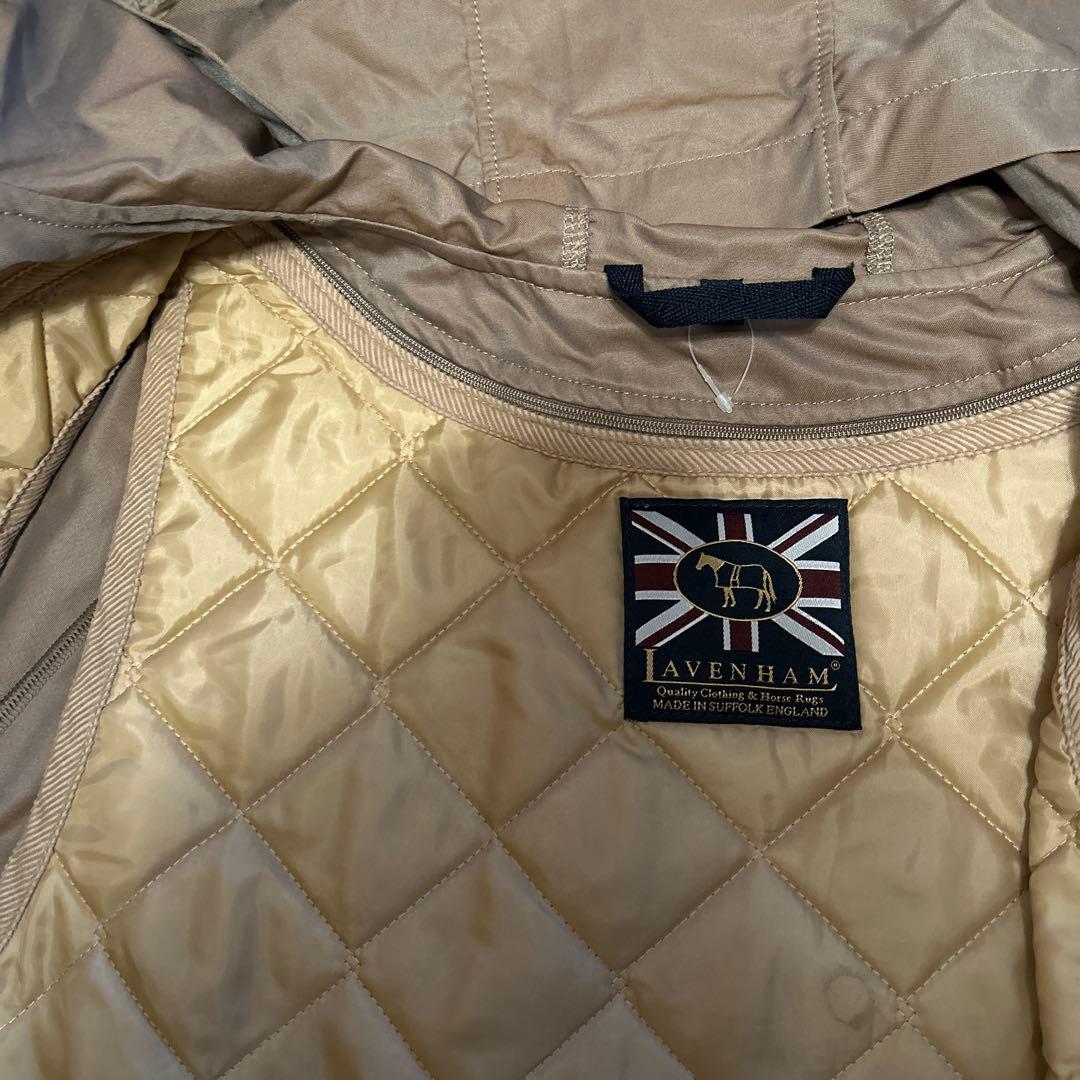 美品ラベンハムLAVENHAM SMUライナー付きフードコート