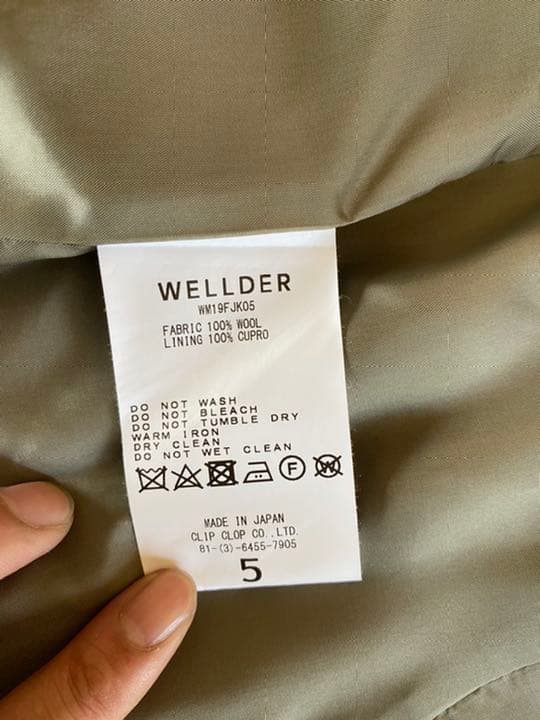 WELLDER ダブルジャケット