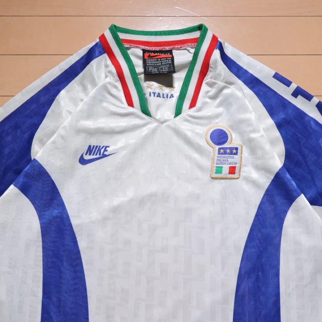 95年 NIKE サッカー イタリア代表 ユニフォーム ゲームシャツ UK L