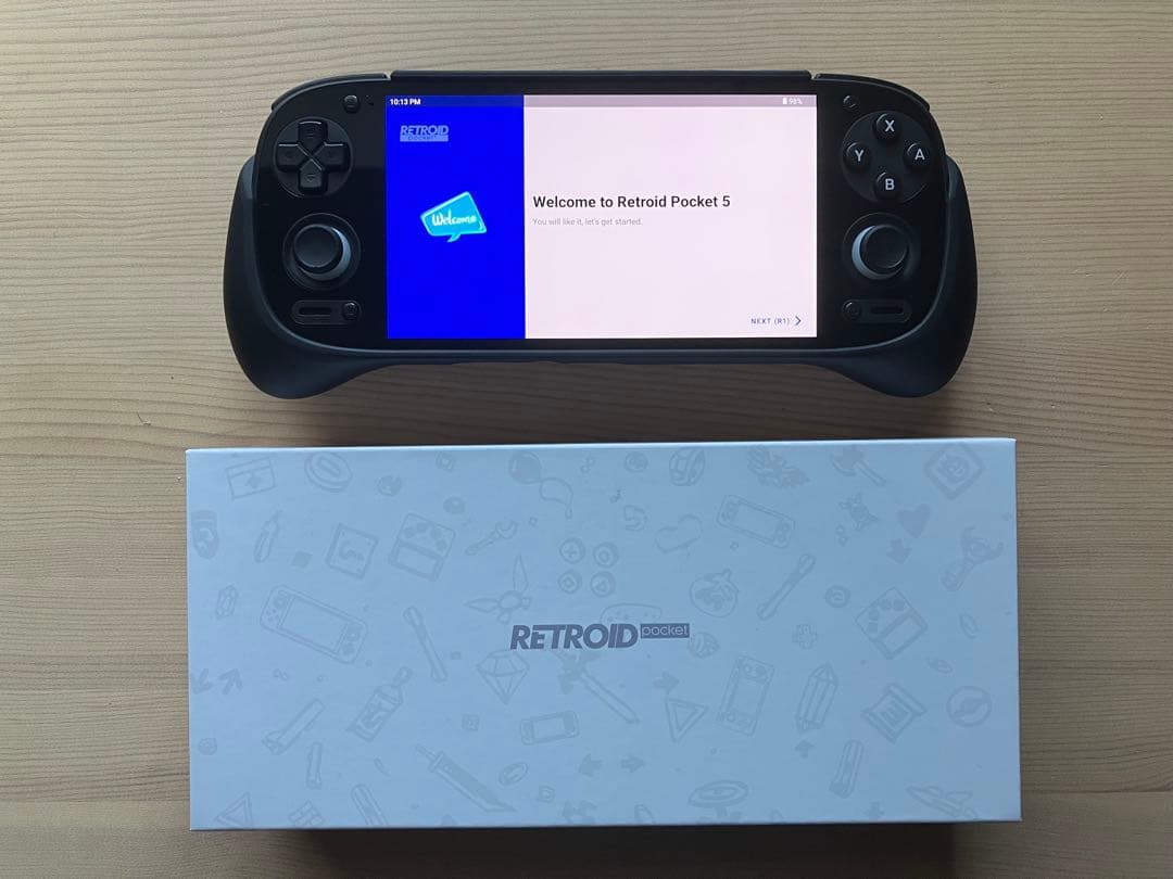 Retroid Pocket5 Black レトロイドポケット5 純正グリップ付