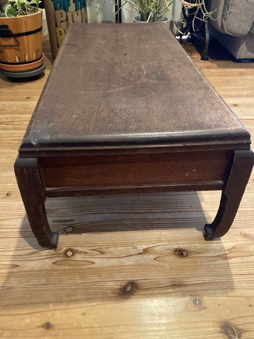 昭和レトロ　木製文机　ローテーブル⑨