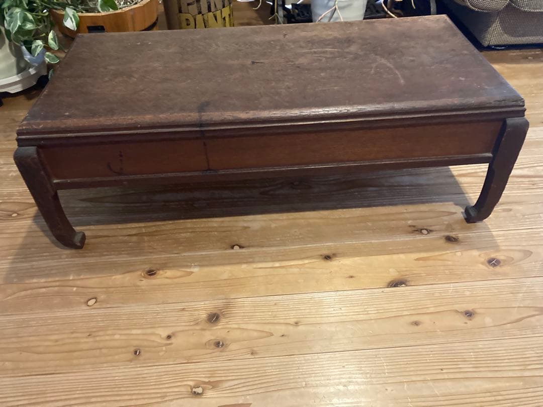 昭和レトロ　木製文机　ローテーブル⑨