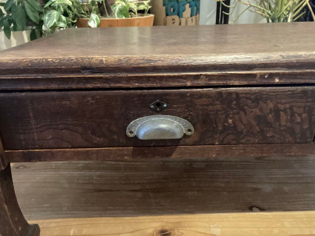 昭和レトロ　木製文机　ローテーブル⑨