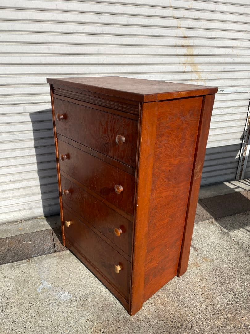 英国ヴィンテージ チェスト 木製 タンス 収納 引き出し アンティーク家具