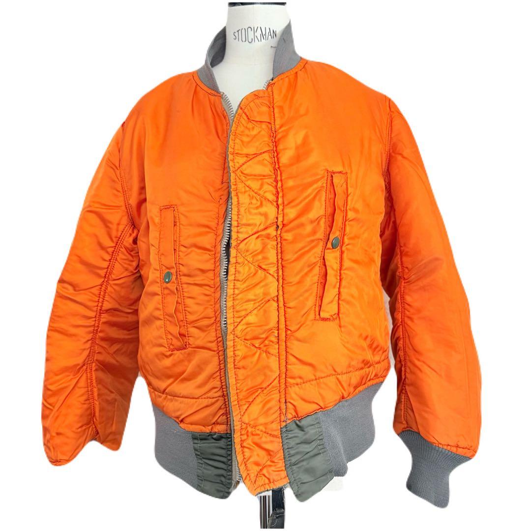 80s 初期 USA製 ALPHA MA-1 IDEAL フライトジャケット