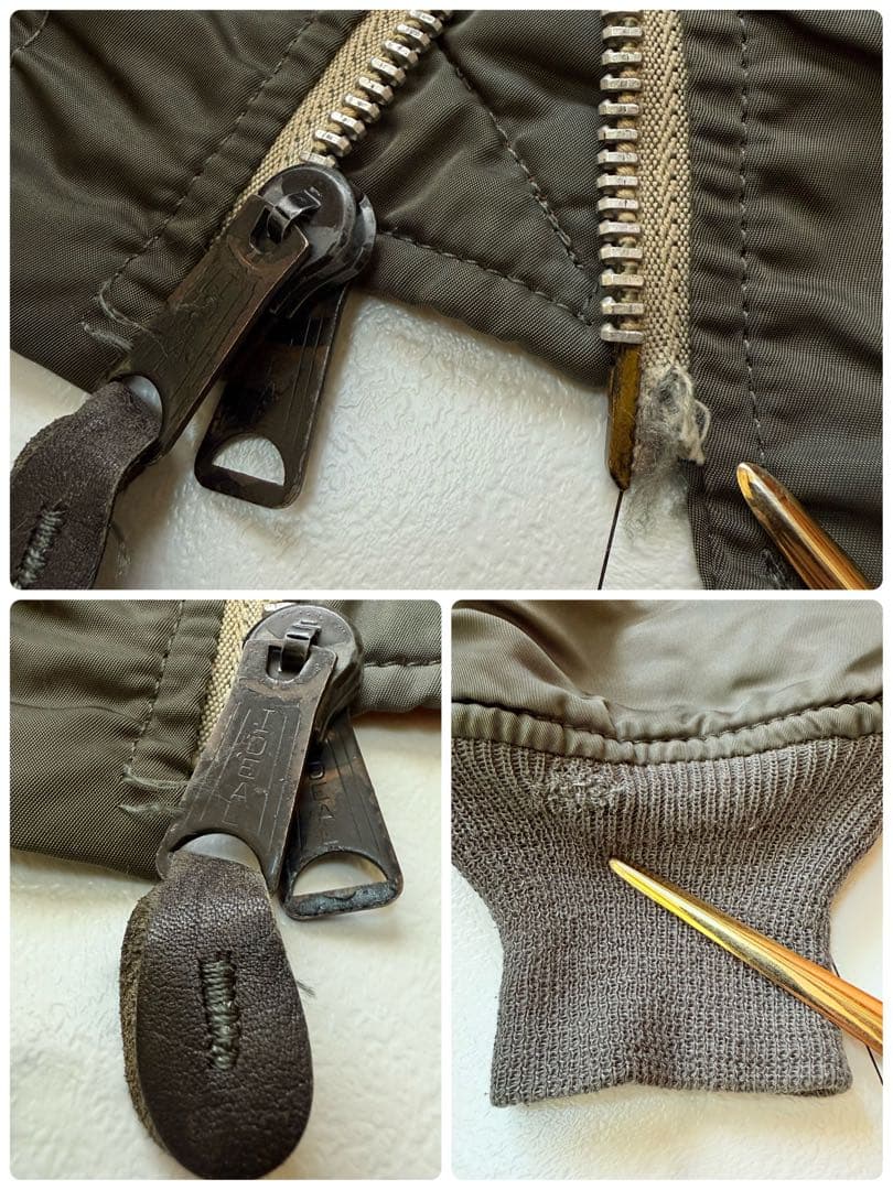 80s 初期 USA製 ALPHA MA-1 IDEAL フライトジャケット