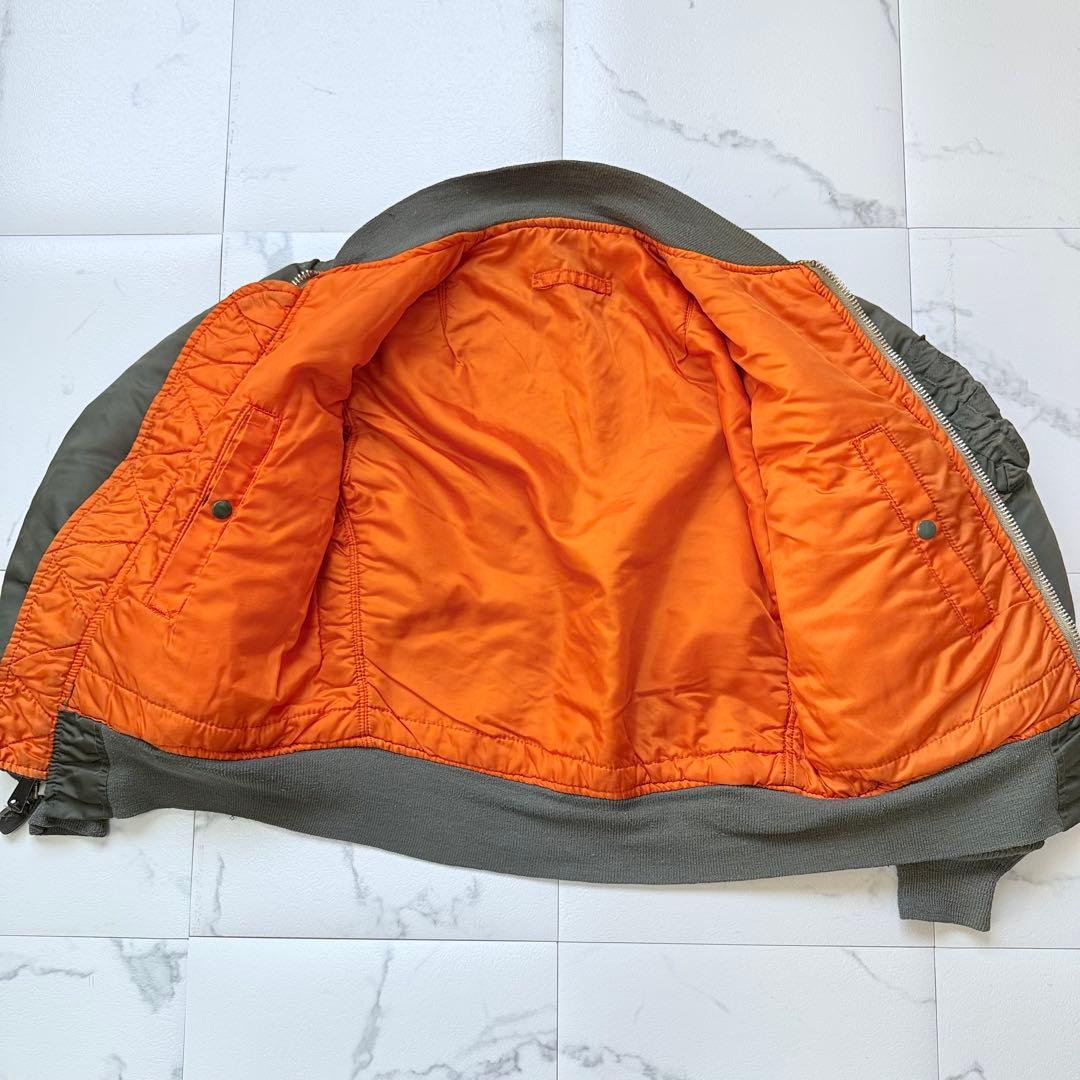 80s 初期 USA製 ALPHA MA-1 IDEAL フライトジャケット