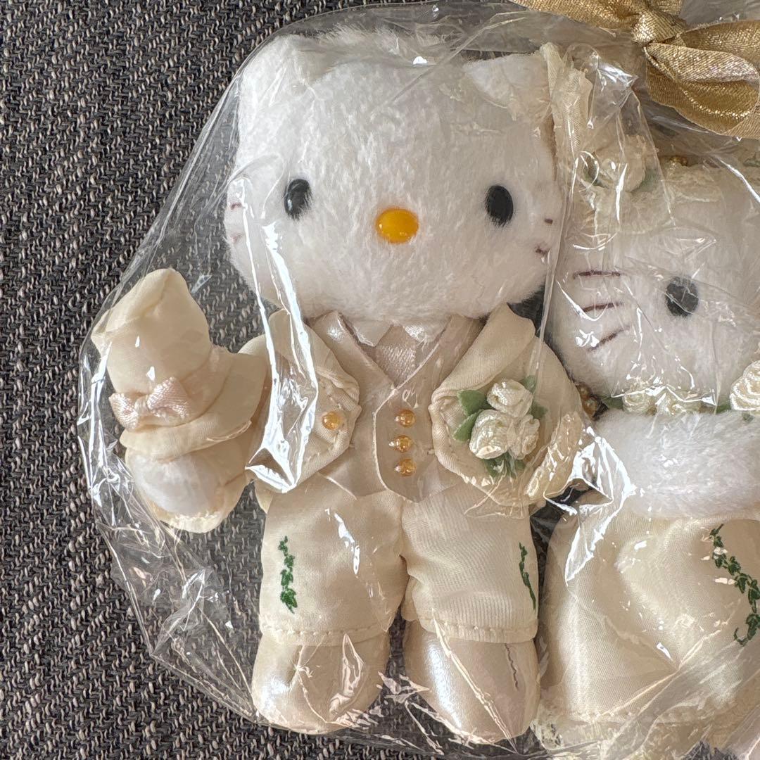 ハローキティ ウェディングマスコットホルダー 2体セット