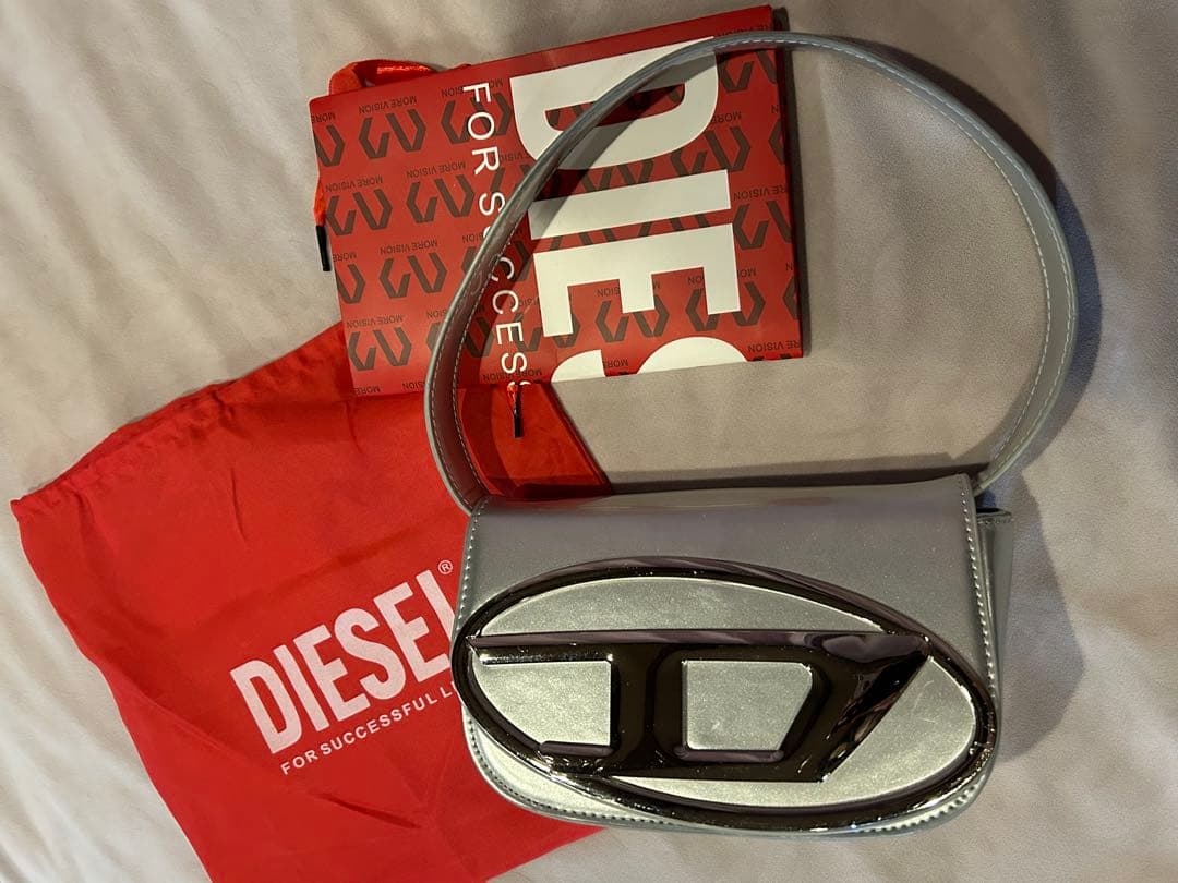 DIESELバッグ シルバー